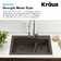 KRAUS Quarza™ 33" L Dual Mount 60/40 Double Bowl Granite Kitchen Sink