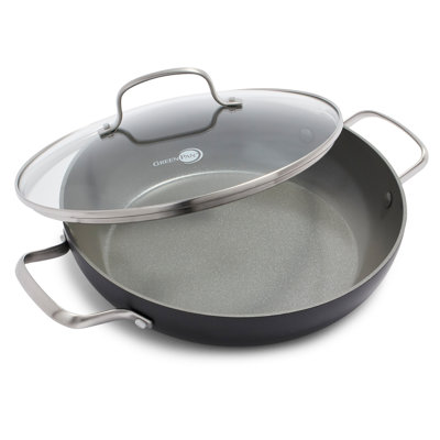 GreenPan Chatham 11" Ceramic Non-Stick Covered Everyday Pan with Lid