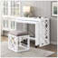 Ensemble de bureau et tabouret polyvalent 3 pièces pour le bureau à domicile, améliorant l'efficacité du travail-1082221299