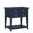 Carmona Midnight Blue 2-Drawer Tray Top Nightstand-889680975