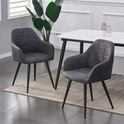 Aliauna 47cm H Upholstered Metal Armchair