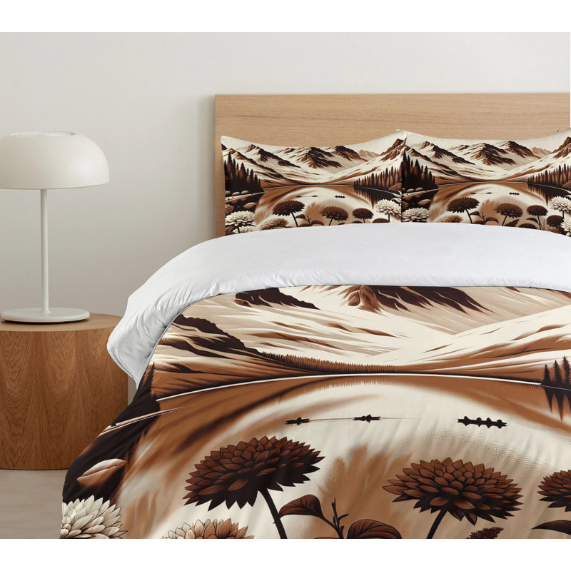 Lake Duvet Cover, King Duvet Cover + 2 Standard Shams