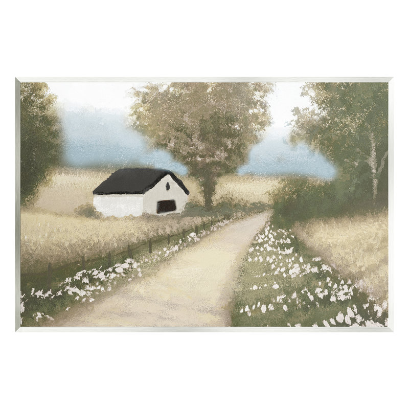 «Subtle Cottage Path On MDF» par Michael Macron, H 13 po x l 19 po x P 0,5 po