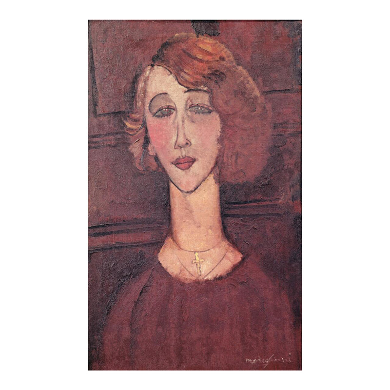 «Renee» par Amedeo Modigliani - estampe numérique, H 20 po x l 16 po