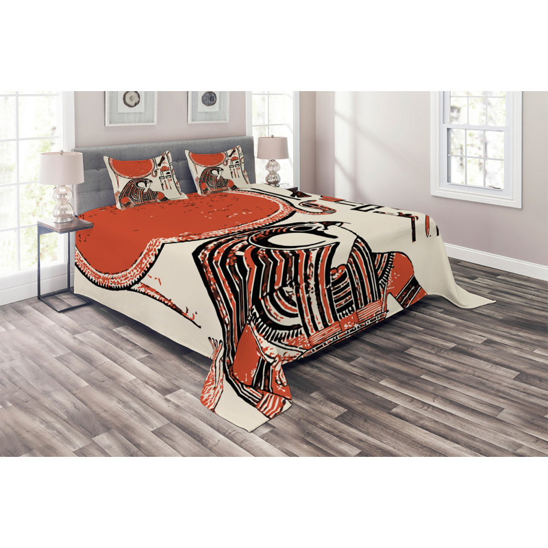 Eclectic Polyester Coverlet
