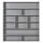 Gray Full Over Bunk Bed With Drawers And Cabinet - Ideal For Growing Families' Space Needs Drawer Construction, Safe Design, Comfortable Rest, Suitable All Members-1901907334-1901907384