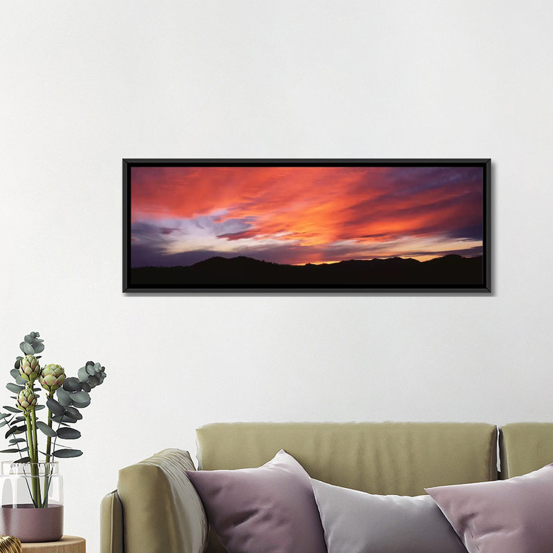 Reproduction de photo sur toile tendue, "panoramique coucher over black hills national forest custer park state" south dakota "