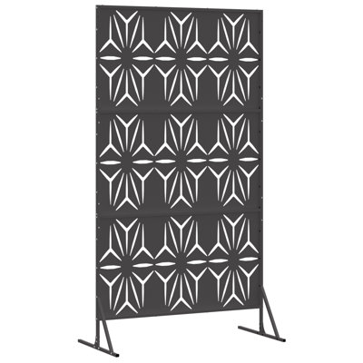 Metal Fence Panel Metal Large Patterned