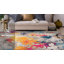 Tapis abstrait ivoire / gris / bleu Noires-1169188629