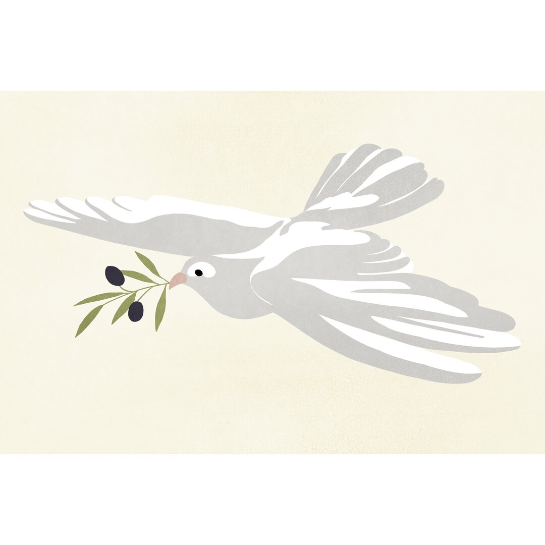 Leinwandbild Olive Branch Dove I