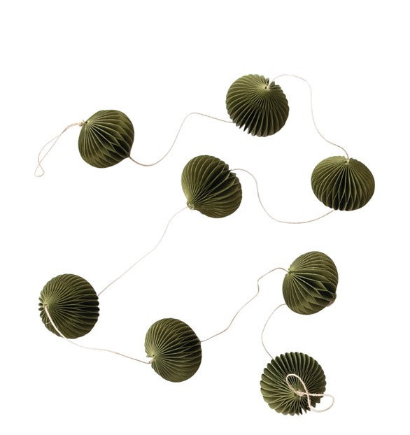 Guirlande fantaisie 6 pi Honeycomb, Vert