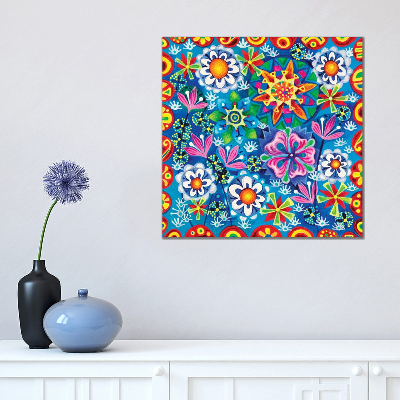 Abundance by Imogen Skelley - Painting on Canvas, Wrapped Canvas, 45.72cm H x 45.72cm W x 1.9cm D