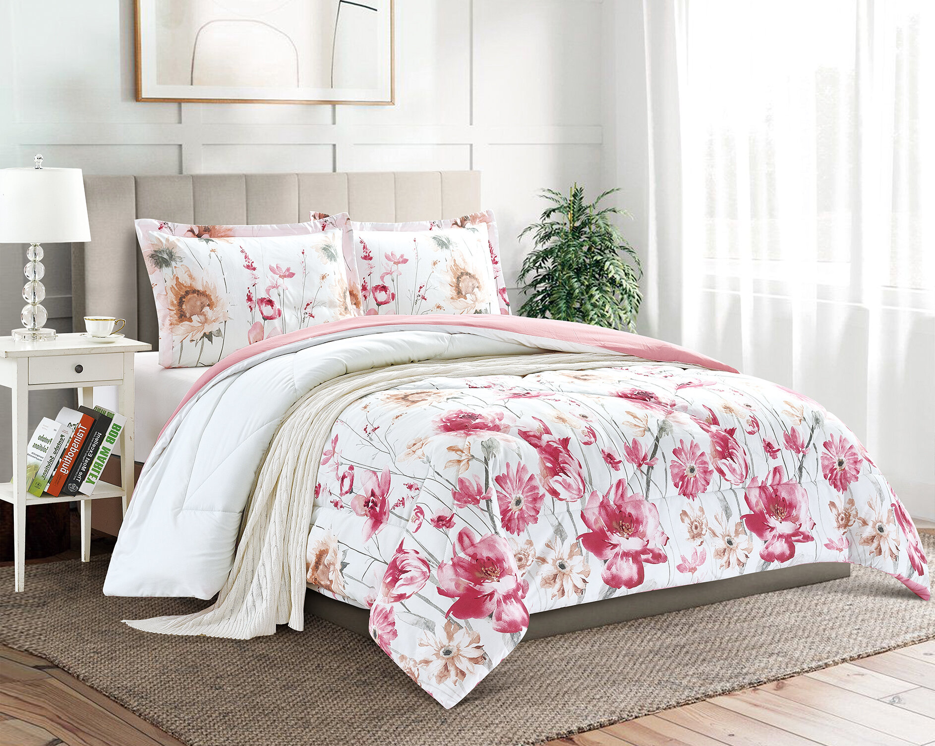 Wayfair oversized store queen bedspreads