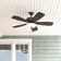 52"  5 - Blade Standard Ceiling Fan with Pull Chain and Light Kit Included