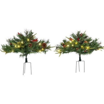 Arbre de Noël mince 5 pi avec base en plastique et installation facile | Idée de cadeau