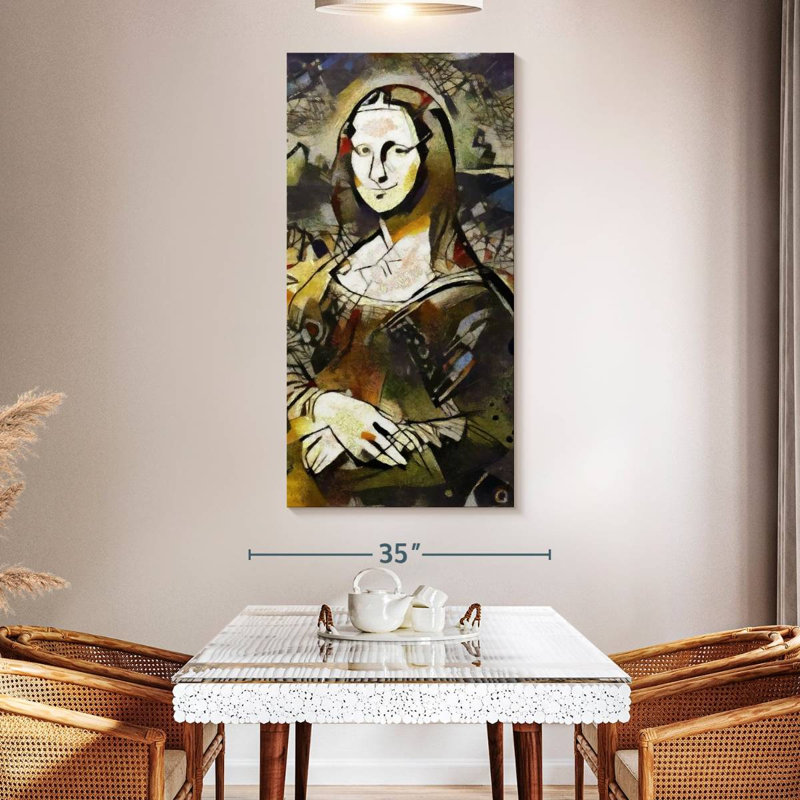 Mona Lisa Smile, 54" H x 27" W