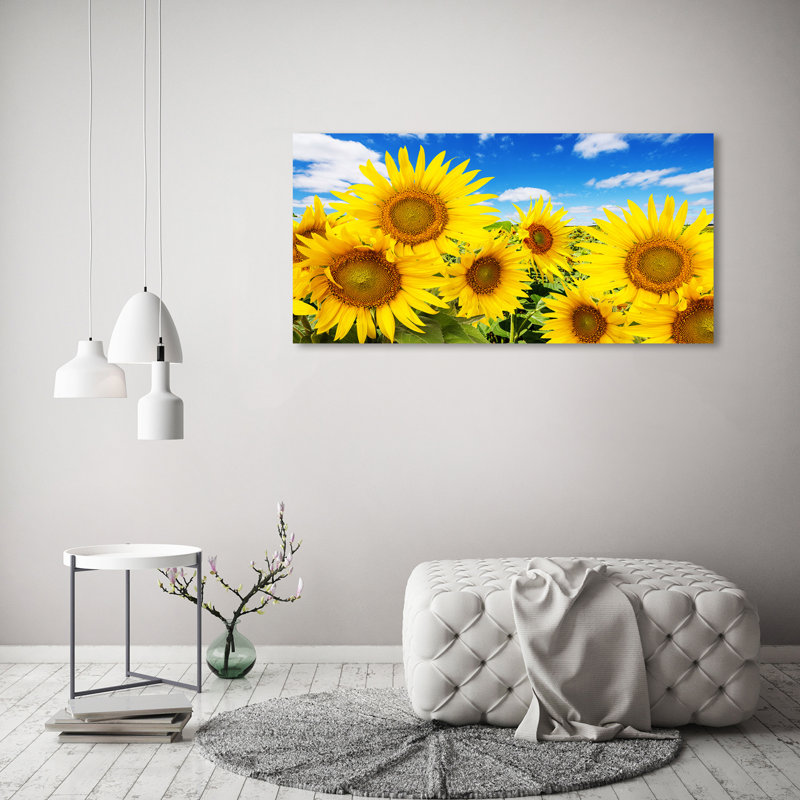 Sunflowers - No Frame Print on Canvas