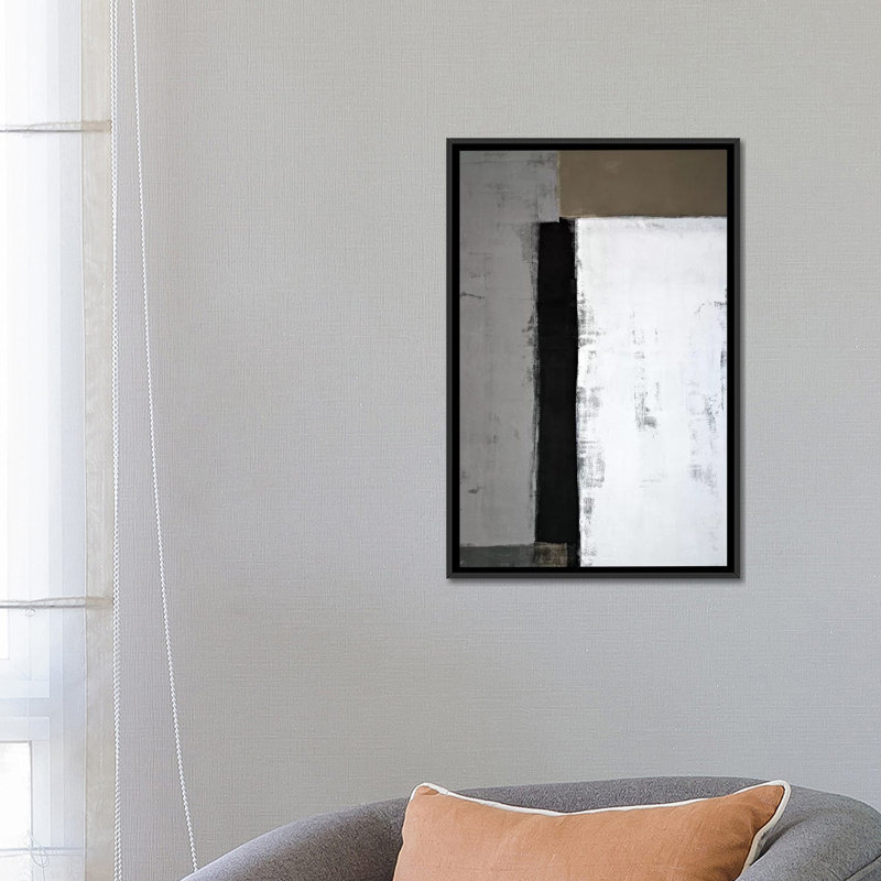 « it it is », reproduction sur toile, H 26 po x l 18 po x P 1,5 po, Toile avec cadre noir, Pas de tapis