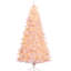 Arbre artificiel de 7,5 pi de hauteur avec 500 lumières blanches chaudes, rose, arbre décoratif à lumières DEL 7,5 pi, Noël illuminé