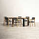 Morones Rectangular Reclaimed Teak 6 Person Indoor Outdoor Dining Set