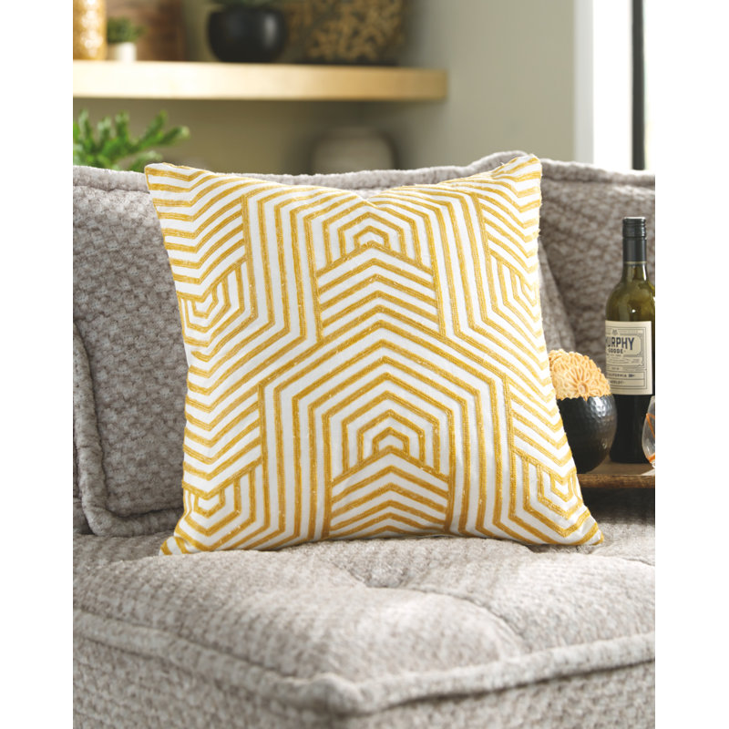 Adrik Square Pillow Cover and Insert, Green