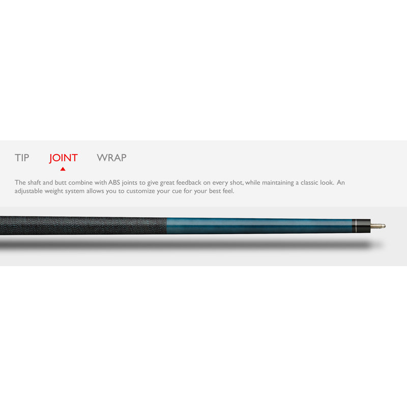 Viper Elite Blue Maple Wood Billiard Cue Stick