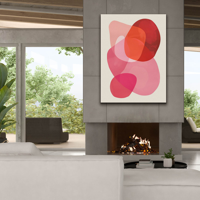 Art mural sur toile Wrought Studio ™ «Overlaps» par Andreas Magnusson, H 54 po x l 40 po x P 1,5 po