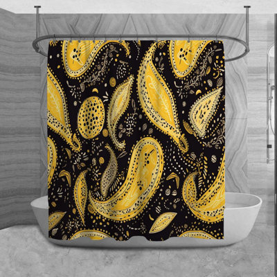 Keylan Microfiber Shower Curtain