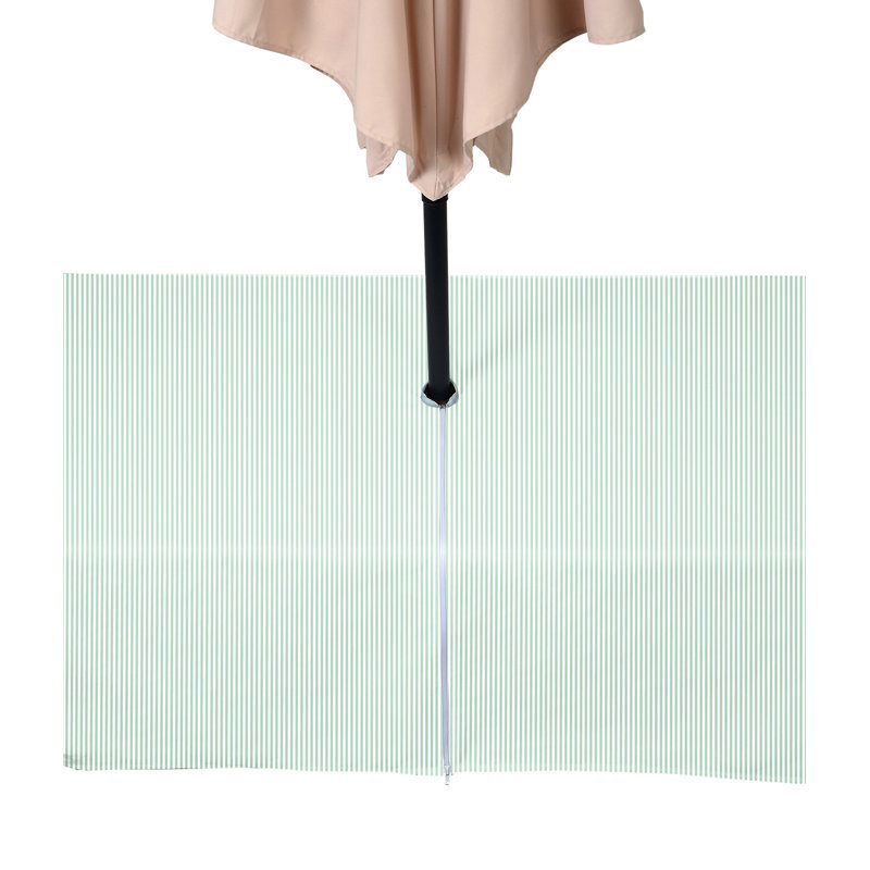Pinstripes Water Repellent Tablecloth, 104" x 60"