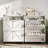 Shoe Cabinet With Open Storage Space
