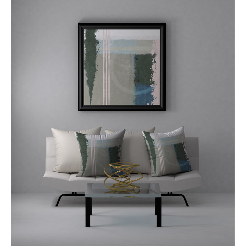 Housse de coussin décorative carrée Royal effervescent, 20 po X 20 po