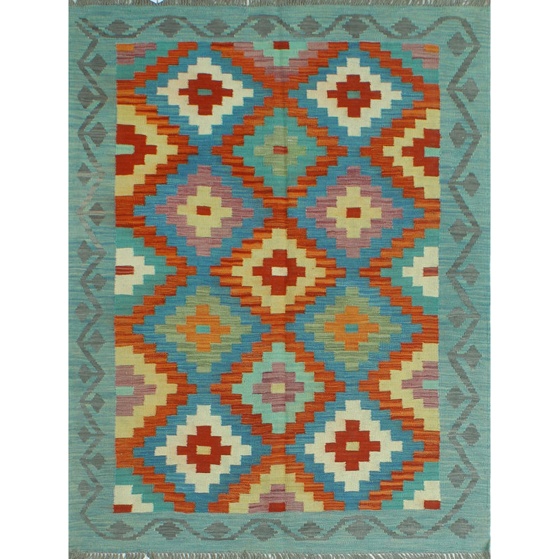 Bobbee Wool Geometric Indoor Rug
