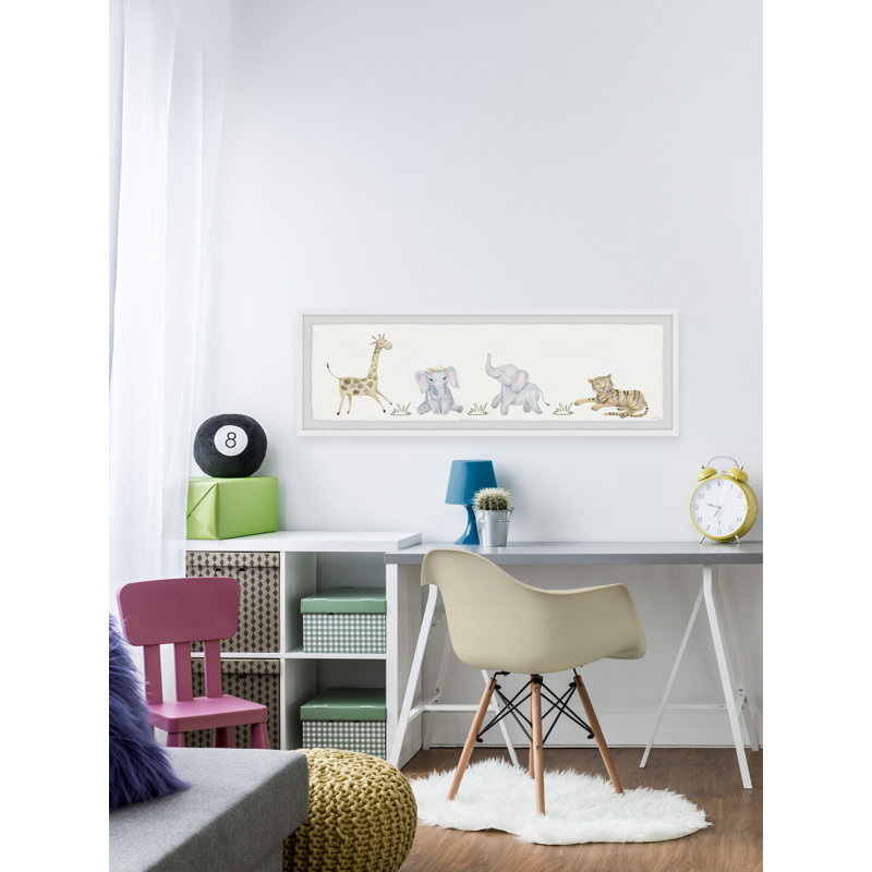 «Briana Jungle Playames», reproduction encadrée, H 10 po x l 30 po x P 1,5 po