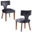 Chaise de salle à manger rembourrée Inelda Mid Century Chenille-343361887-343361882