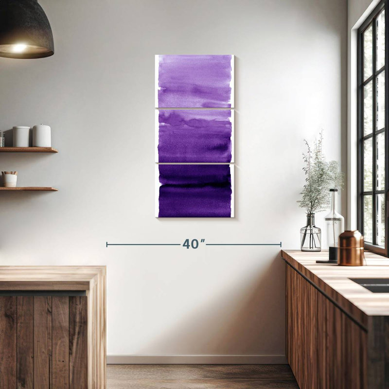 Purple Blend, 38" H x 18" W