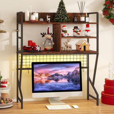Metal,Manufactured Wood Desk Organiser