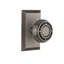 Studio Plate with Mission Door Knob-2092052200-2092052195