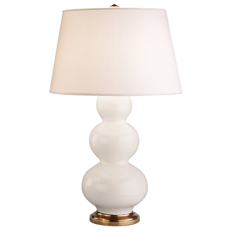 Triple Gourd Lamp, Lily/Brass