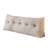 Triangular Bolster Headboard Pillow with Removable Cover, Support for Bed Rest and Reading