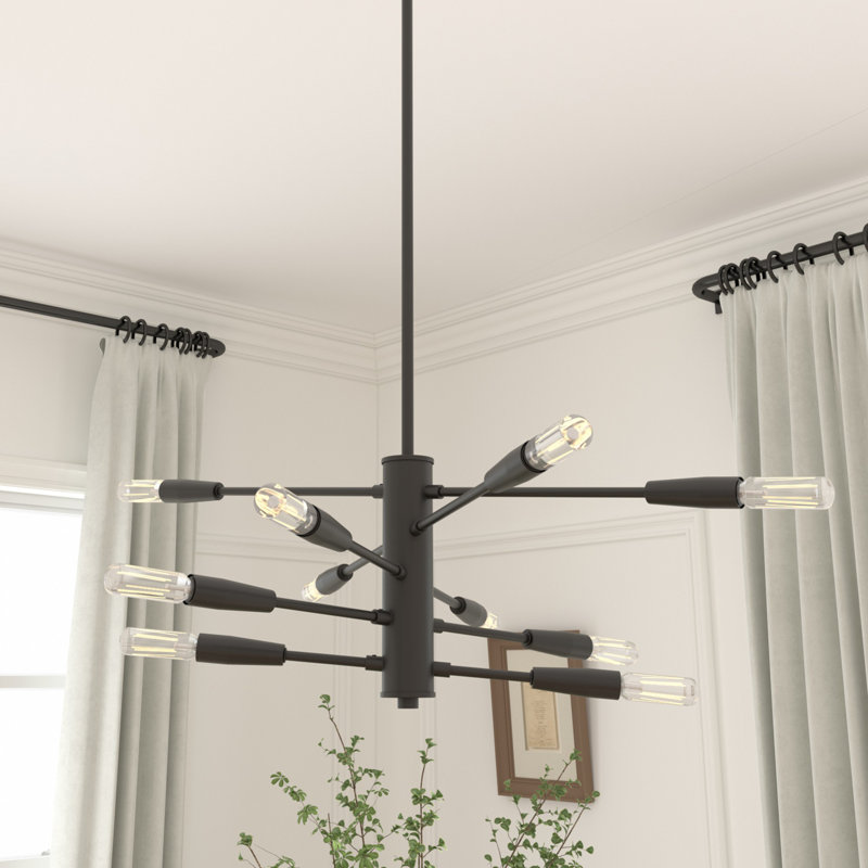 10 - Light Dimmable Sputnik Chandelier