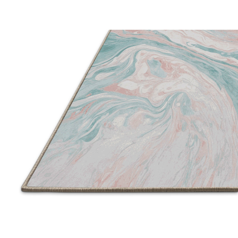 Tapis beige soyeux et moelleux, Rectangle 2 pi x 3 pi