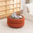 Upholstered Round Storage Ottoman-455693993