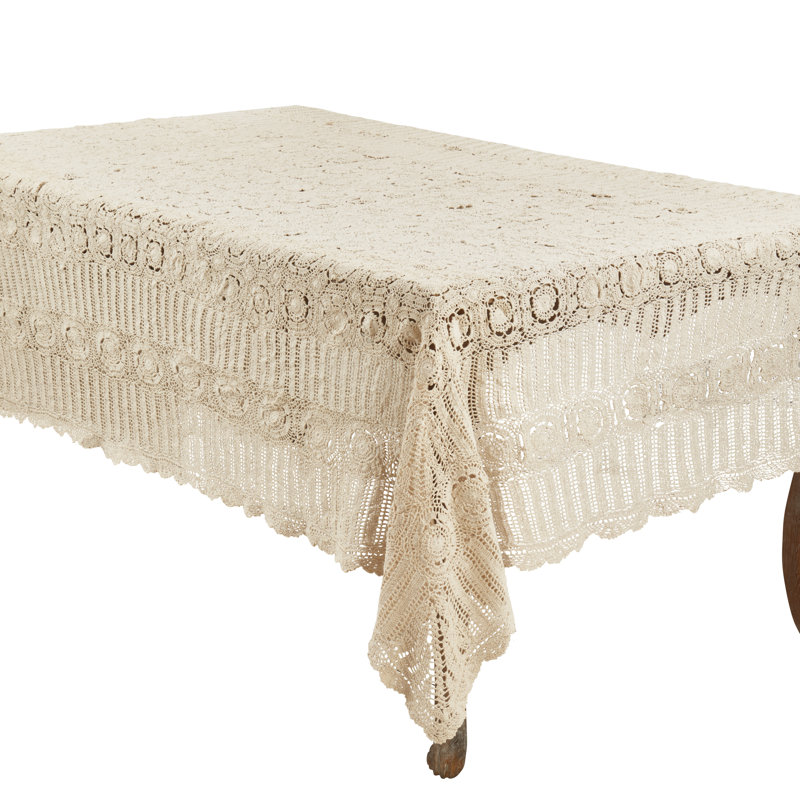 Cavaillon Tablecloth, 108" L x 72" W, Ecru