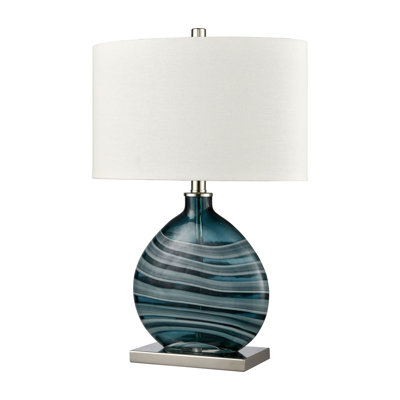 Portview 22'' High 1-Light Table Lamp - Teal