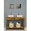 Carrelage mural de style brique en verre 3 "X 12"-61385826