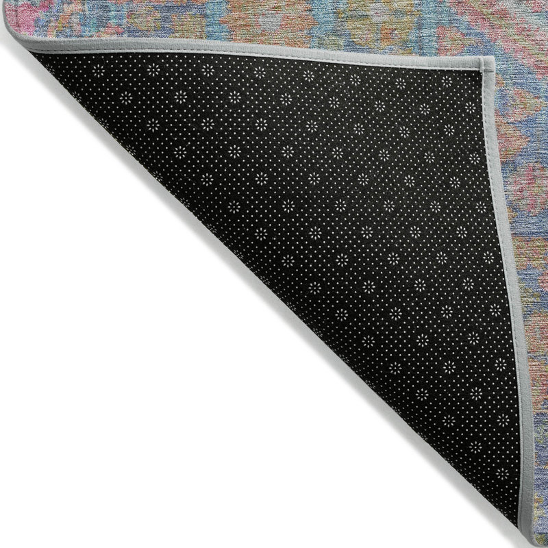Machine Washable Indoor/Outdoor Xhevrie Sky Rug, Rectangle 10' x 14'