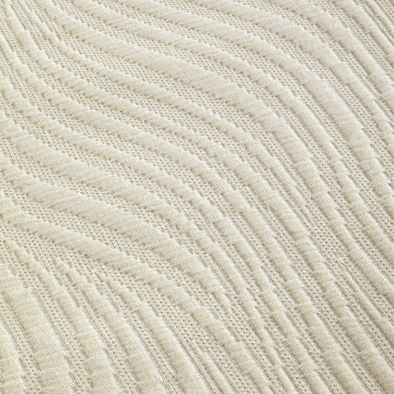 Blue Nile Mills Cotton Sateen Coverlet, Ivory, Queen Coverlet + 2 Standard Pillowcases