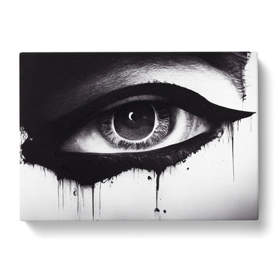 Human Eye Purism Abstract - Wrapped Canvas