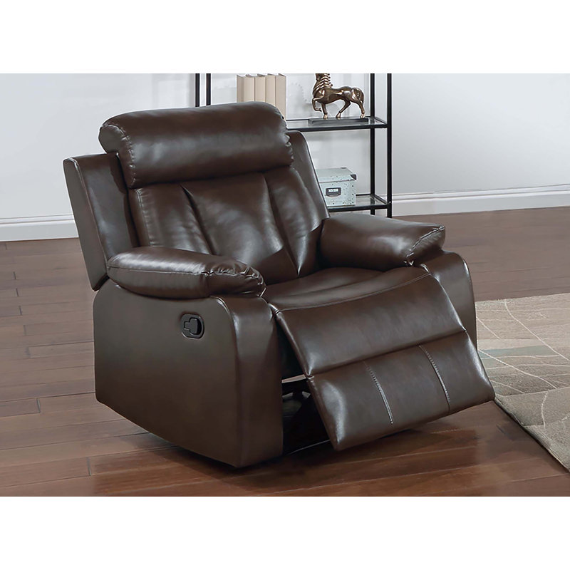 Fauteuil inclinable simple, Brun
