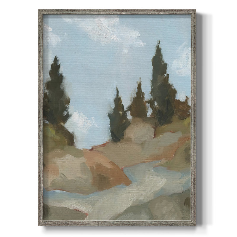 Reproduction d'art encadrée West Trail, H 11 po x l 9 po